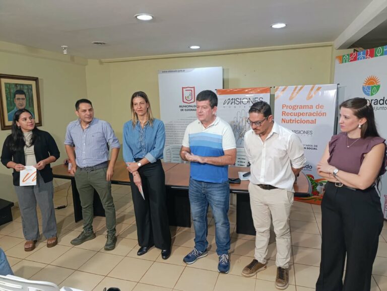 Capacitaron en Eldorado a equipos que implementarán el Programa de Recuperación Nutricional
