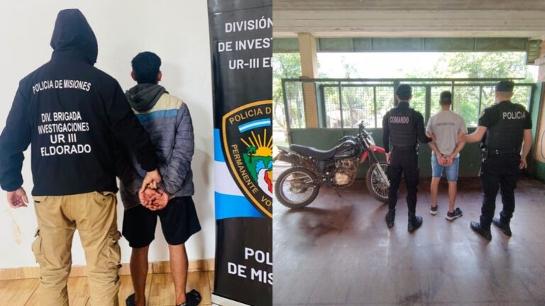 Detuvieron a Chancho el segundo sospechoso por el robo de una motocicleta en Eldorado