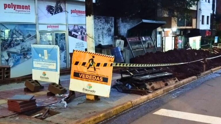 Eldorado la parada de colectivos de la Escuela de Comercio estará fuera de servicio por obras