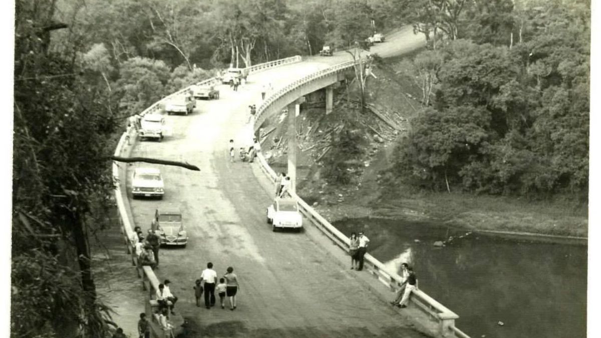 Puente Banana del Piray Guazú en Misiones
