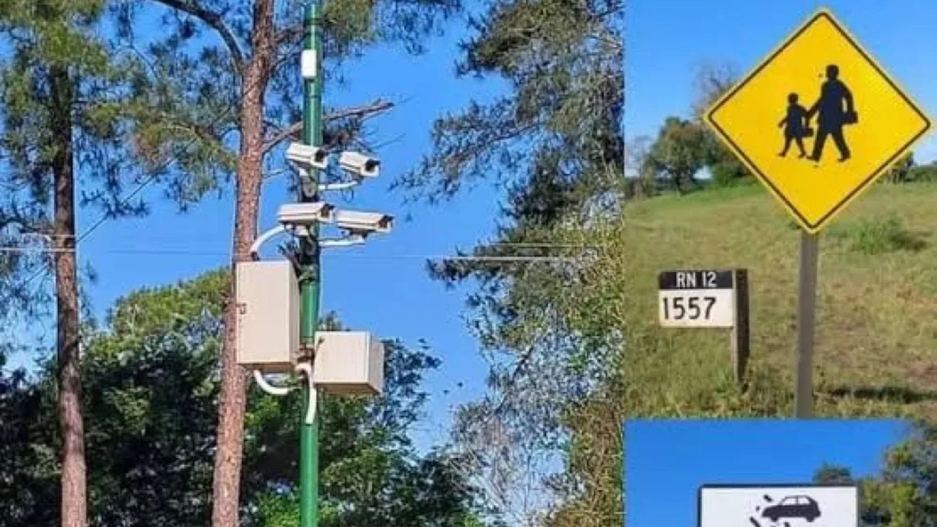 Se encuentra operativo un radar inteligente sobre la Ruta Nacional 12 en Colonia Victoria